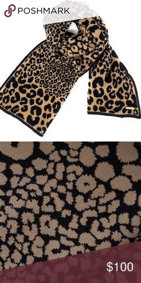 michael kors leopard scarves|Michael Kors tumbler wraps.